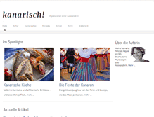 Tablet Screenshot of kanarisch.de